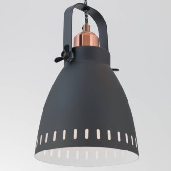 Závesná lampa Theke z kovu, 4-plameňová