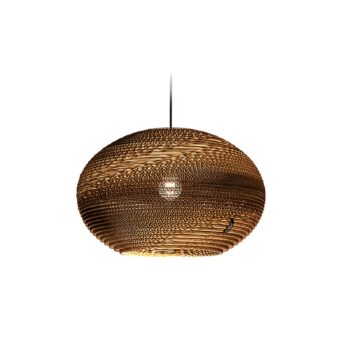Závesná lampa Think Paper Classy 640, kartónové tienidlo