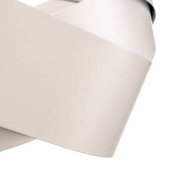 Závesná lampa Tornado, Ø 40 cm, biela