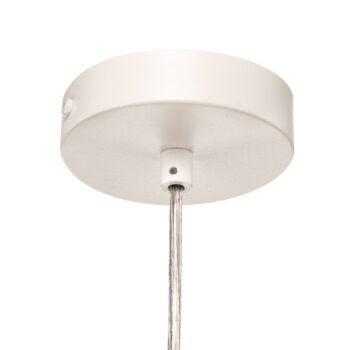 Závesná lampa Tornado, Ø 40 cm, biela