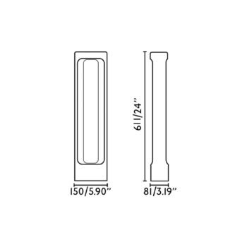 Závesná lampa Totem LED, sivá, betón, výška 61,1 cm