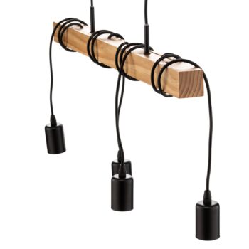 Závesná lampa Townshend štvor-plameňová