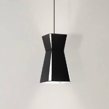 Závesná lampa Valecrosia, čierna, 18 cm x 18 cm