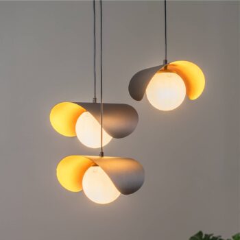 Závesná lampa Vatoz 6142 3fl Rondell čierne opálové sklo