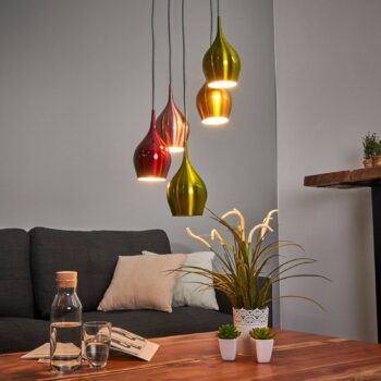 Závesná lampa Vibrant, 5-pl.