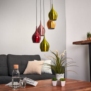 Závesná lampa Vibrant, 5-pl.