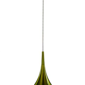 Závesná lampa Vibrant, zelená