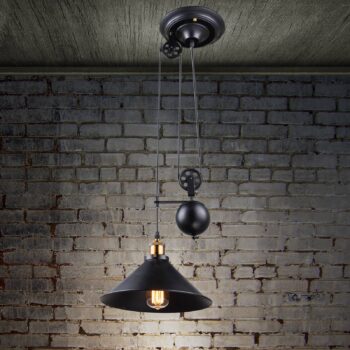 Závesná lampa Viktor 1-pl. výškovo nastaviteľná