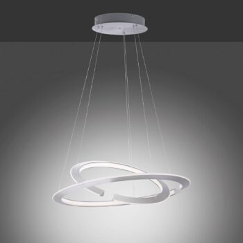 Závesné LED Alessa s dvomi LED krúžkami