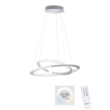 Závesné LED Alessa s dvomi LED krúžkami