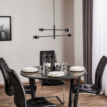 Závesné LED Clyde, 4-plameňové, 2-stupňové