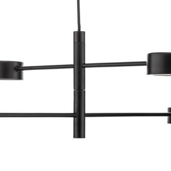 Závesné LED Clyde, 4-plameňové, 2-stupňové
