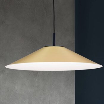 Závesné LED Gourmet, tienidlo matná mosadz