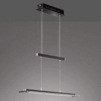 Závesné LED Tenso TW so stmievačom čierne 88cm