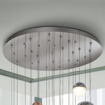 Závesné LED svetlo Sphere viacfarebné 27-pl. App