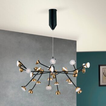 Závesné LED svietidlo Blossom, 36-plameňové