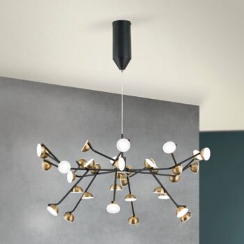 Závesné LED svietidlo Blossom, 36-plameňové