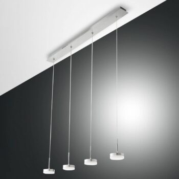 Závesné LED svietidlo Dunk, 4-plameňové