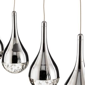 Závesné LED svietidlo Elie, štvor-plameňové