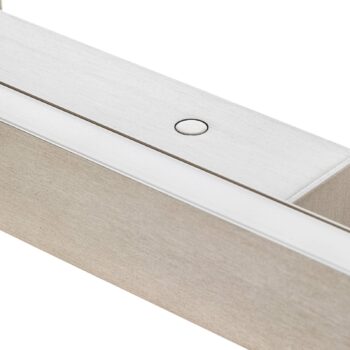 Závesné LED svietidlo Lara 134 cm teleskop nikel
