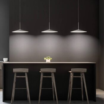 Závesné LED svietidlo Poe Plus, biele
