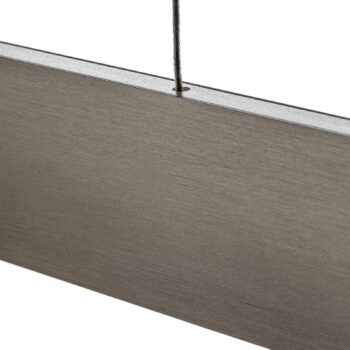 Závesné LED svietidlo Runa nikel dĺžka 132 cm