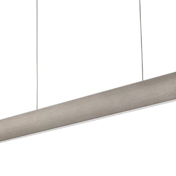 Závesné LED svietidlo Runa nikel dĺžka 132 cm
