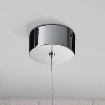 Závesné LED svietidlo Sphere, chróm, 1-pl., Ø 12cm