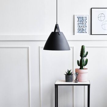 Závesné LED svietidlo Strap 36, čierne
