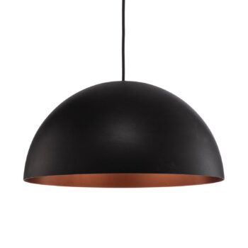 Závesné LED svietidlo Studio Line 50993, čierna/medená, Ø 35 cm