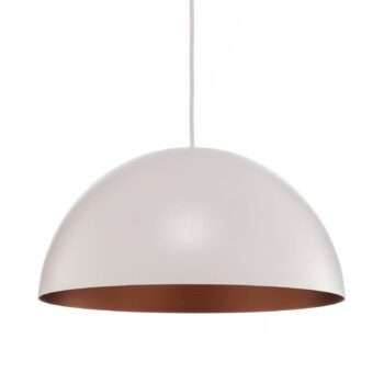 Závesné LED svietidlo Studio Line 50996, biela/medená, Ø 35 cm