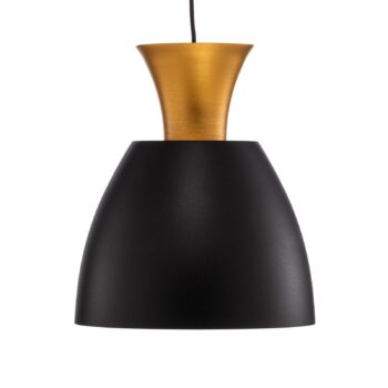 Závesné LED svietidlo Studio Line 51229, čierna/mosadz, Ø 20 cm