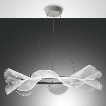 Závesné LED svietidlo Sylvie, okrúhle, Ø 72 cm