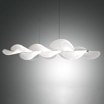 Závesné LED svietidlo Sylvie podlhovasté 78 x 37cm