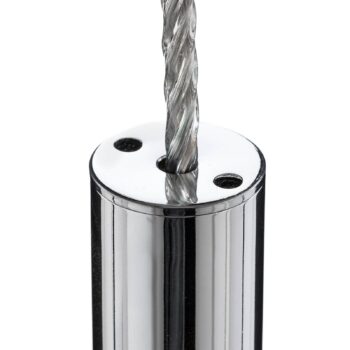 Závesné LED svietidlo Varas, 1-plameňové, chróm