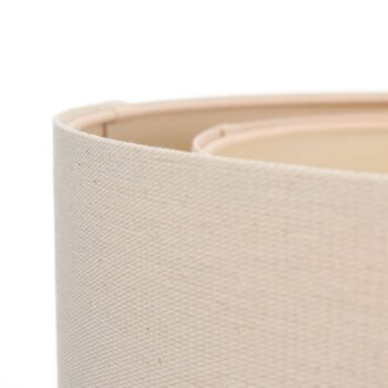 Závesné svetlo Boho, krémová/béžová, Ø 50 cm, výška 20 cm, juta
