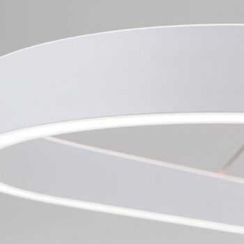 Závesné svetlo Carrara LED, biele, výškovo nastaviteľné, CCT