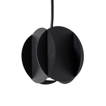 Závesné svetlo GAMBIT, čierne, Ø 10 cm, kov, GU10 LED