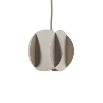Závesné svetlo GAMBIT, krémovo biela, Ø 10 cm, kov, GU10 LED