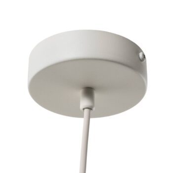 Závesné svetlo GAMBIT, krémovo biela, Ø 10 cm, kov, GU10 LED