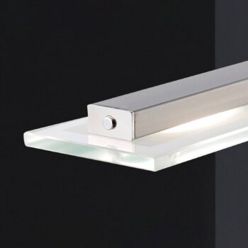 Závesné svetlo LED Tenso, nikel, 64 cm, kov, CCT, stmievač