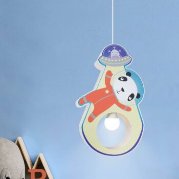 Závesné svetlo Little Astronauts Panda