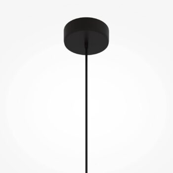 Závesné svetlo Maytoni Cambio, sivé, Ø 58 cm, plsť, E27