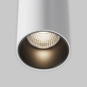 Závesné svetlo Maytoni LED Efir, biele, Ø 7,5 cm, 15 W, 38°