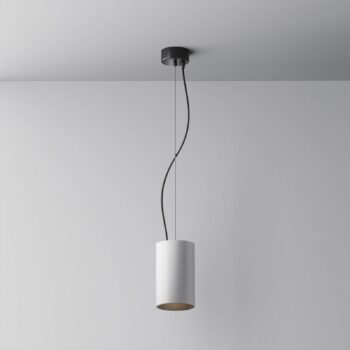 Závesné svetlo Maytoni LED Efir, biele, Ø 9,5 cm, 25 W, 38°