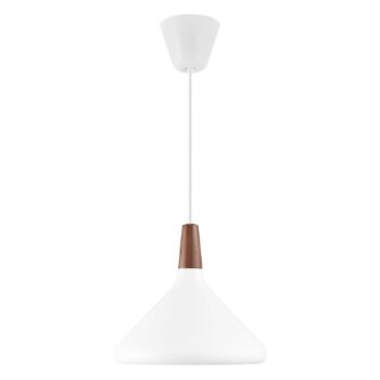 Závesné svetlo Nori Ø 27 cm, biele