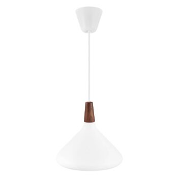 Závesné svetlo Nori Ø 27 cm, biele