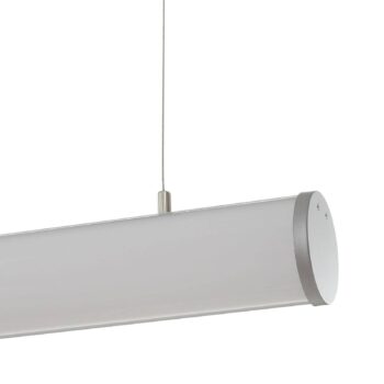 Závesné svetlo Pirgos LED, dĺžka 100 cm, stmievateľné, biele