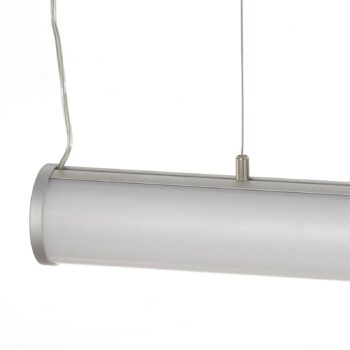 Závesné svetlo Pirgos LED, dĺžka 100 cm, stmievateľné, biele