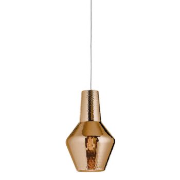 Závesné svetlo Romeo 130 cm bronzová metalíza